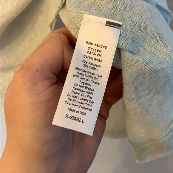 💕HP💕Project Social T mint green tank top - Picture 8 of 10